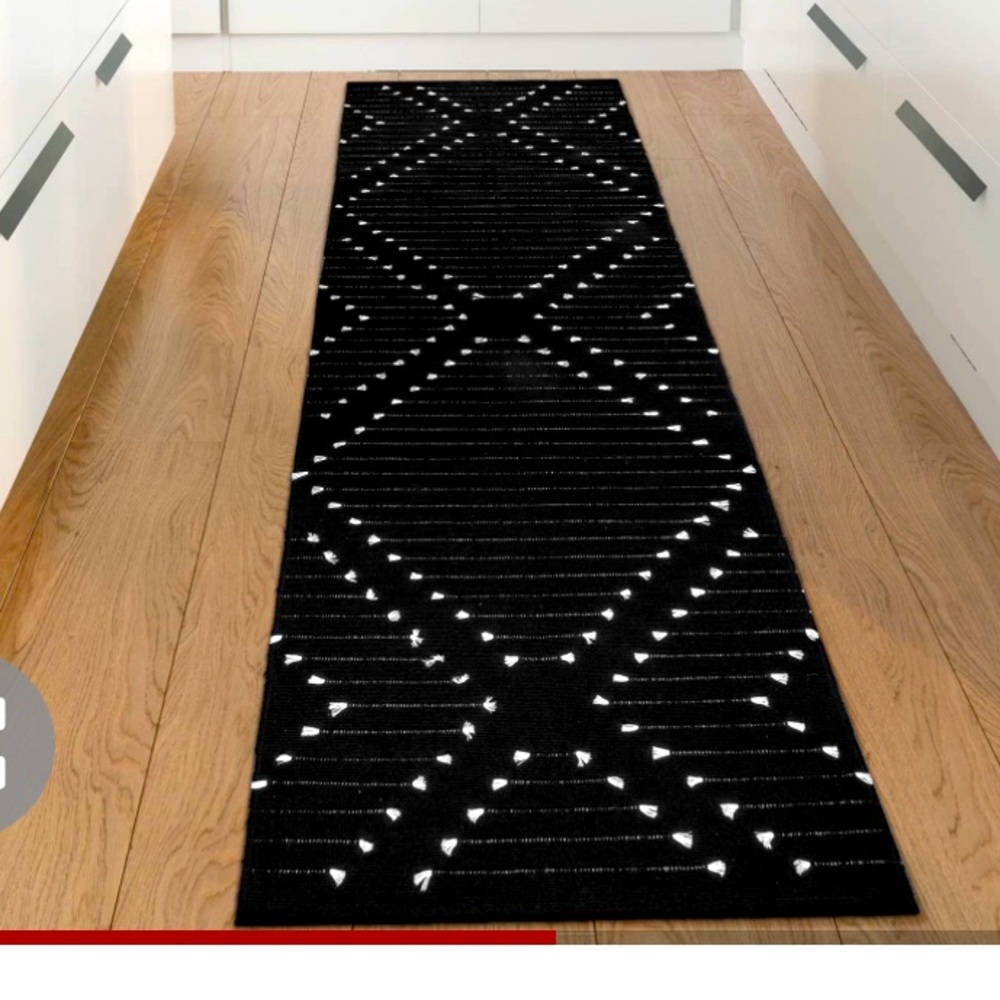 Washable 2x8 boho rug runner